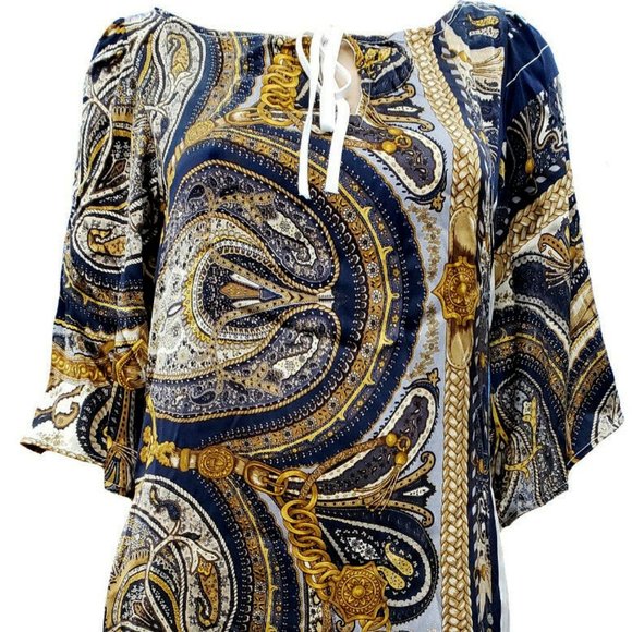 Hale Bob Women's Printed Silk Dress - TL33 - Picture 1 of 1